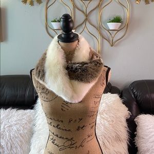 Fur Mink scarf Soft and warm.